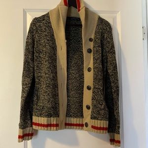 Iconic Bluenotes Sock Monkey Knit Cardigan